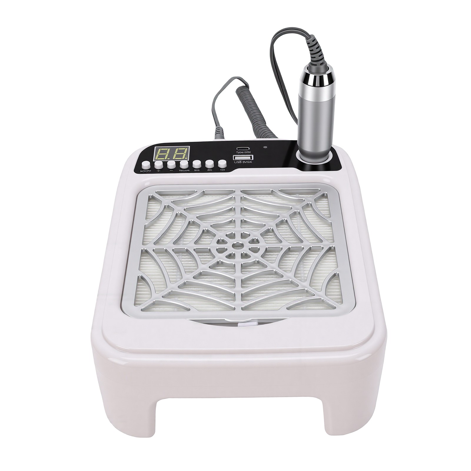 Nail Drill Machine - 먼지 수집기와 네일 램프가 포함된 3-in-1
