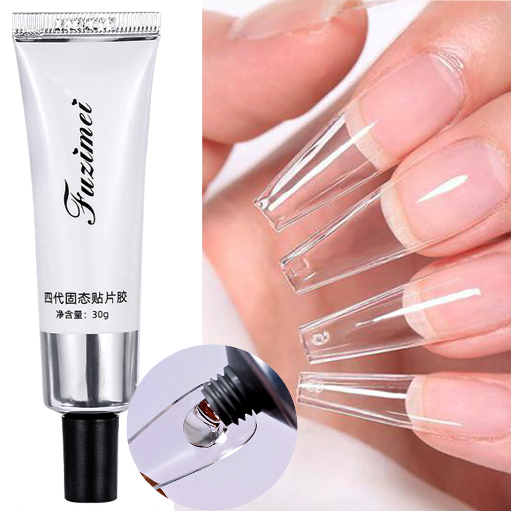 Nail Art Ombre - 솔리드 소프트 가짜 네일 팁 젤,